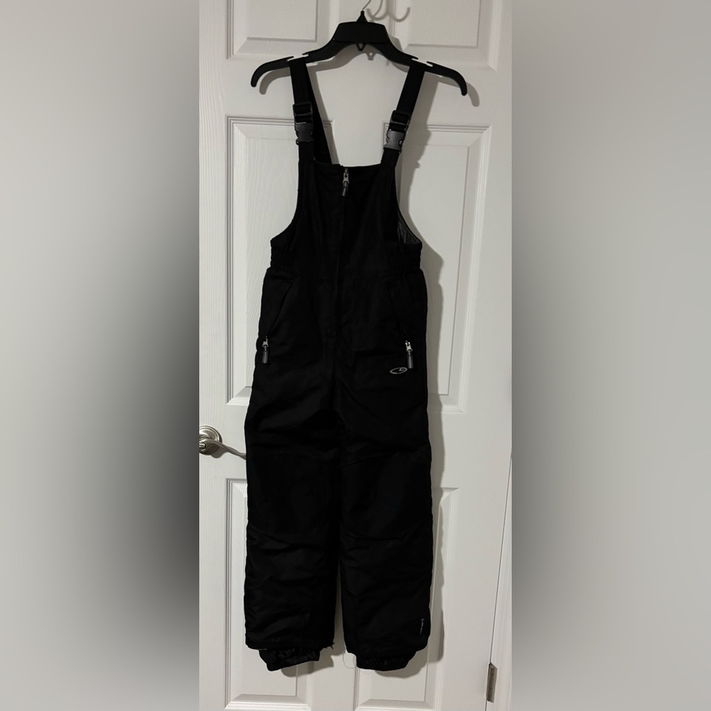 Kids Champion ski snowboard bibs black size medium 8-10